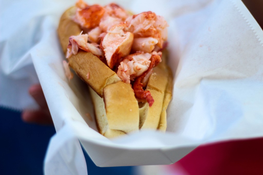 New England style Lobster Roll from Cousins Lobster Truck