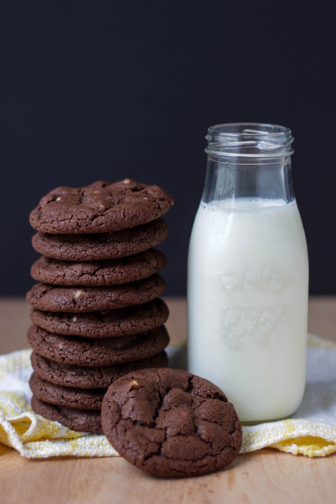 White Chocolate Chip Fudge Cookies