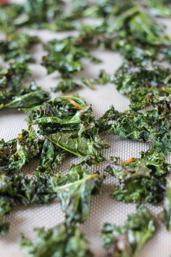 Sriracha Kale Chips