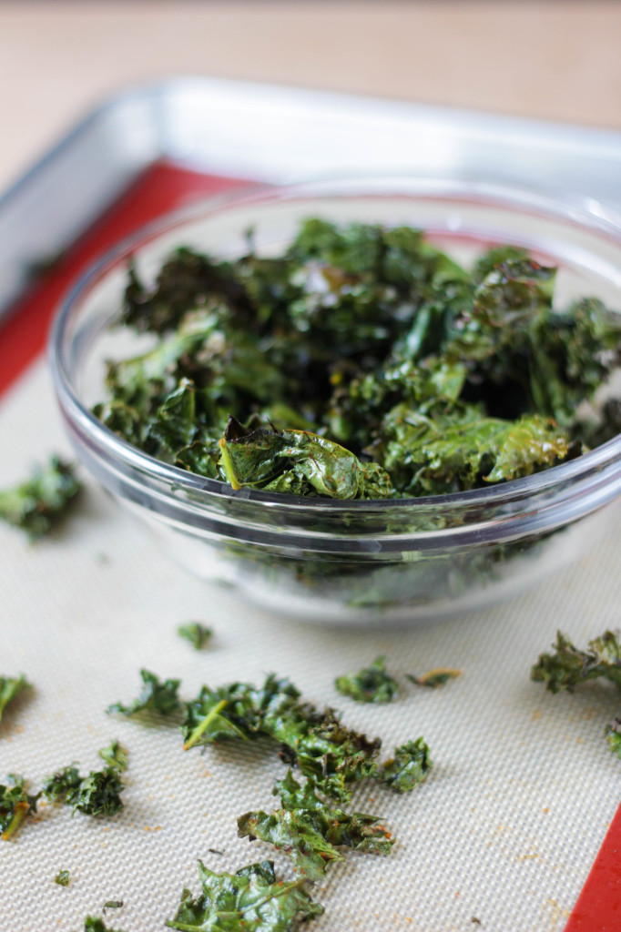 Sriracha Kale Chips